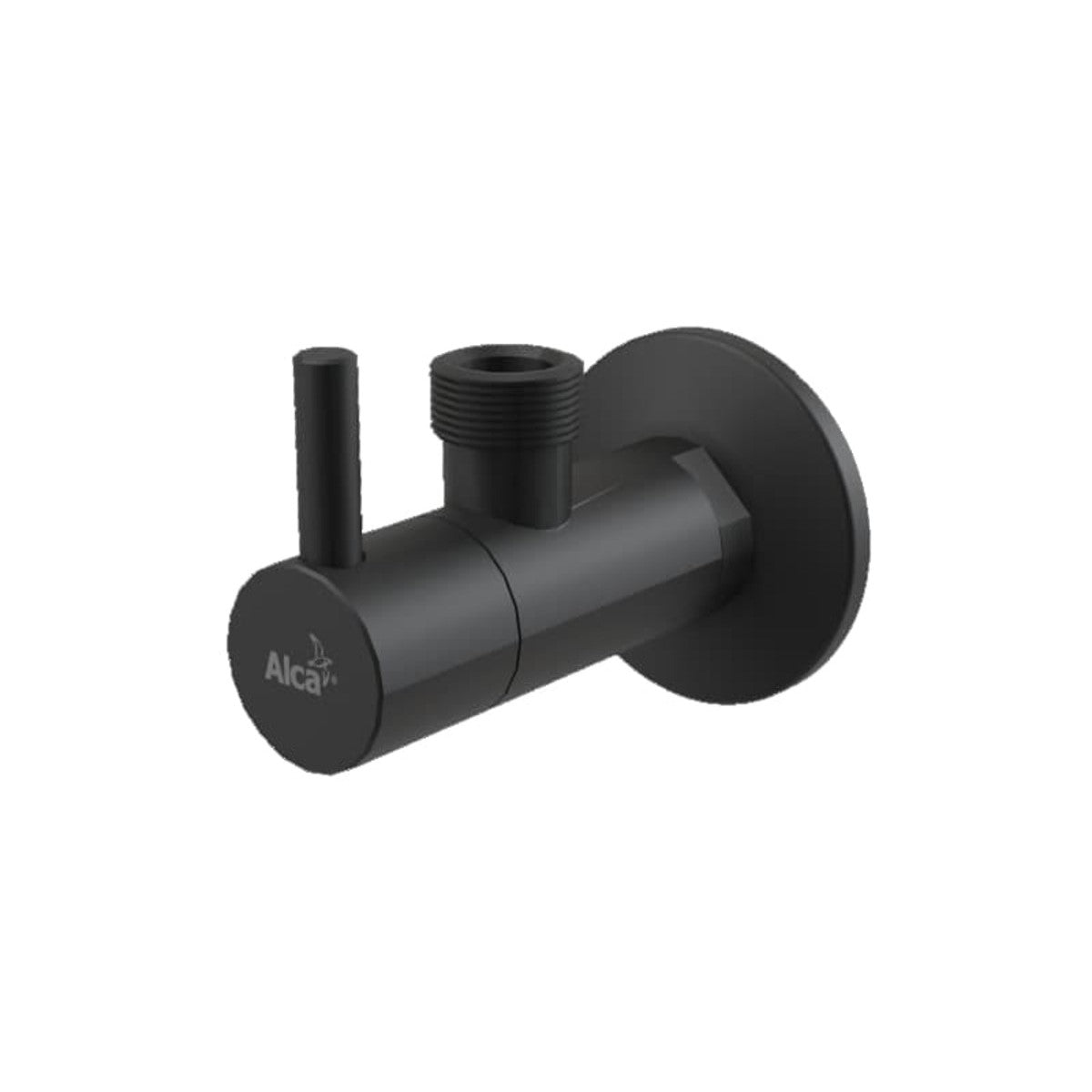 ARV003BLACK Alcaplast kotni ventil 1/2''-1/2'' črni