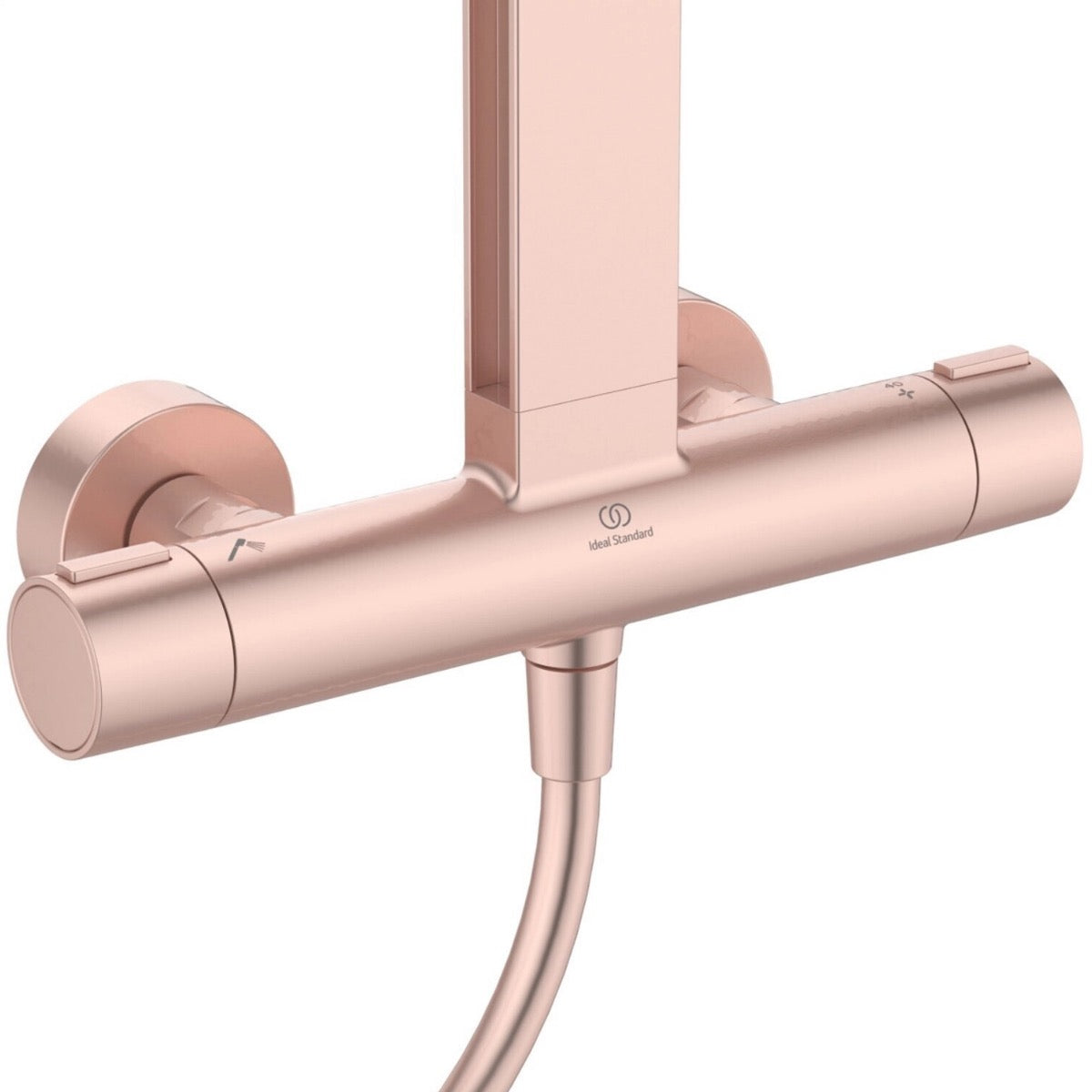 BD583RO Ideal Standard CERATHERM ALU+ stenska termostatska armatura s tuš setom