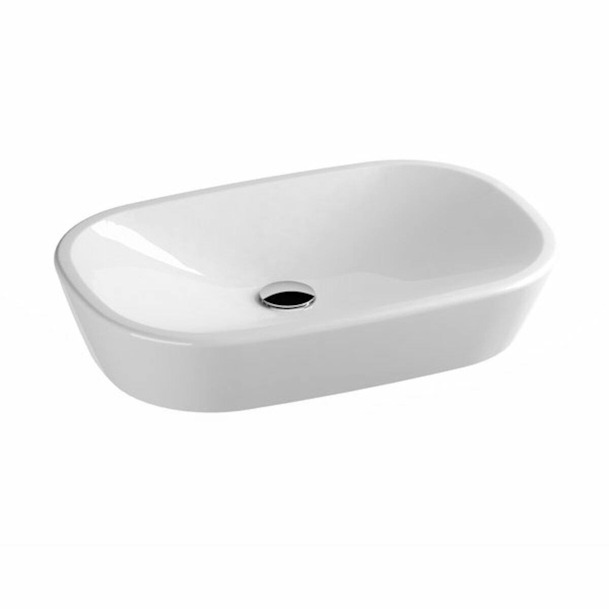 XJX01160001 Ravak Ceramic 60 x 40 cm ovalni nadpultni keramični umivalnik