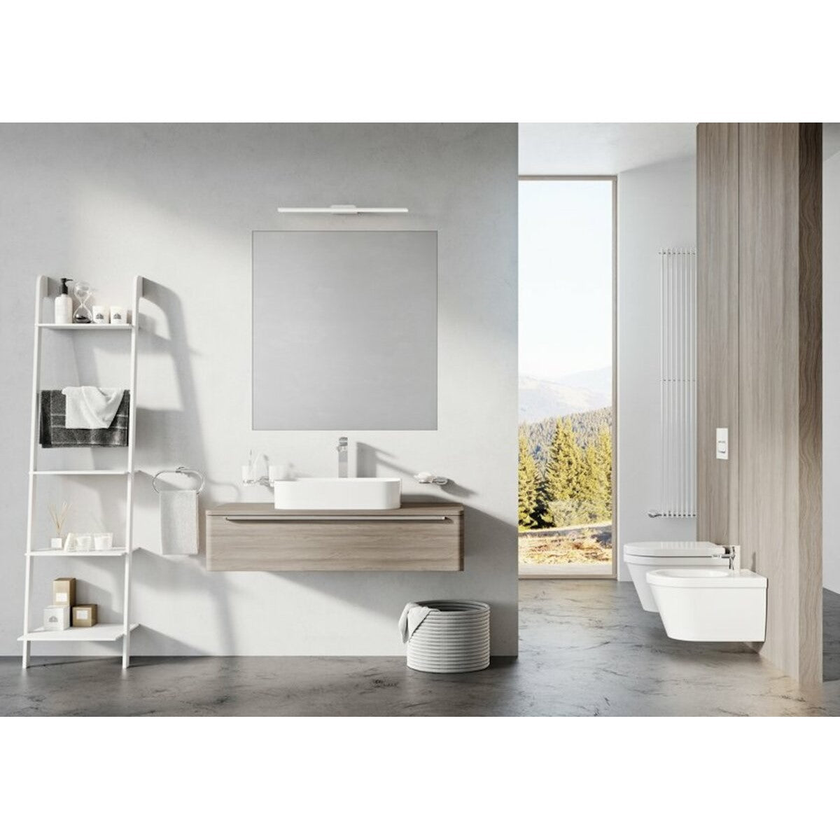 XJX01155002 Ravak Ceramic Slim 55 x 37 cm pravokotni nadpultni umivalnik