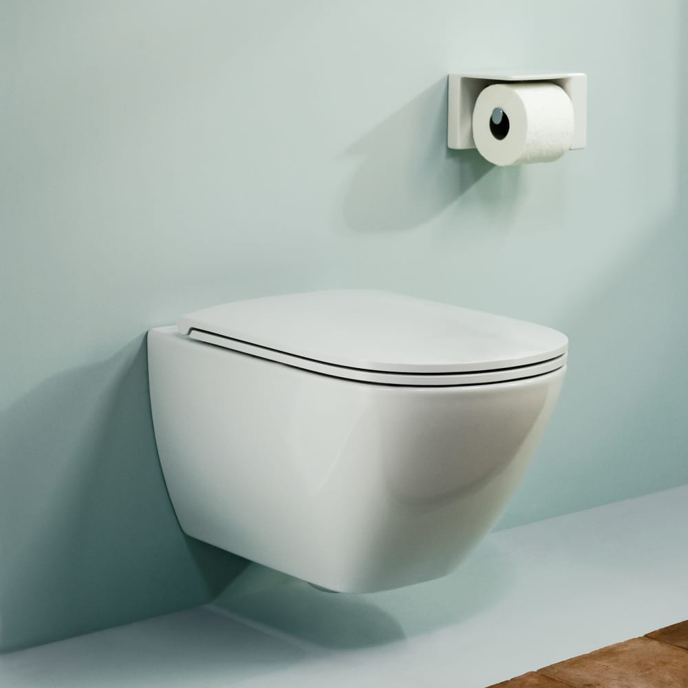 H8660800000001 Laufen Lua viseča brezrobna WC školjka z WC desko s počasnim zapiranjem