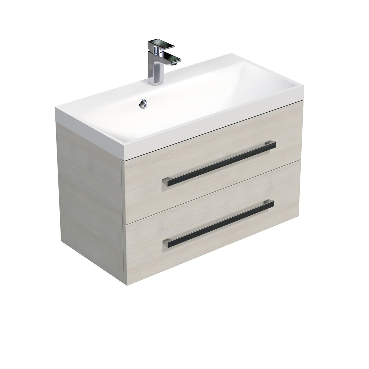 CUBE280ZDC Naturel Cube Way 80 x 40 cm umivalnik z omarico