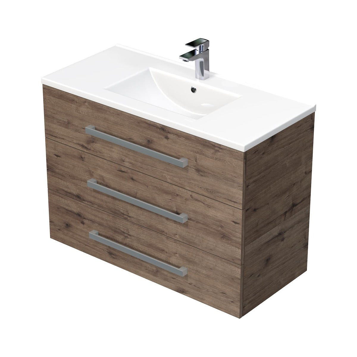CUBE461003DWMOD Naturel Cube Way 100 x 46 cm umivalnik z omarico
