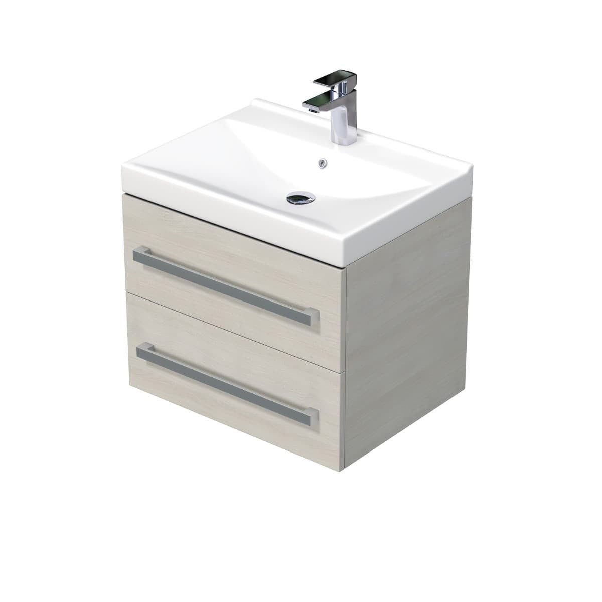 CUBE46602DCVER Naturel Cube Way 60 x 46 cm umivalnik z omarico