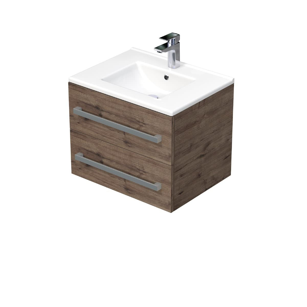 CUBE46602DWMOD Naturel Cube Way 60 x 46 cm umivalnik z omarico