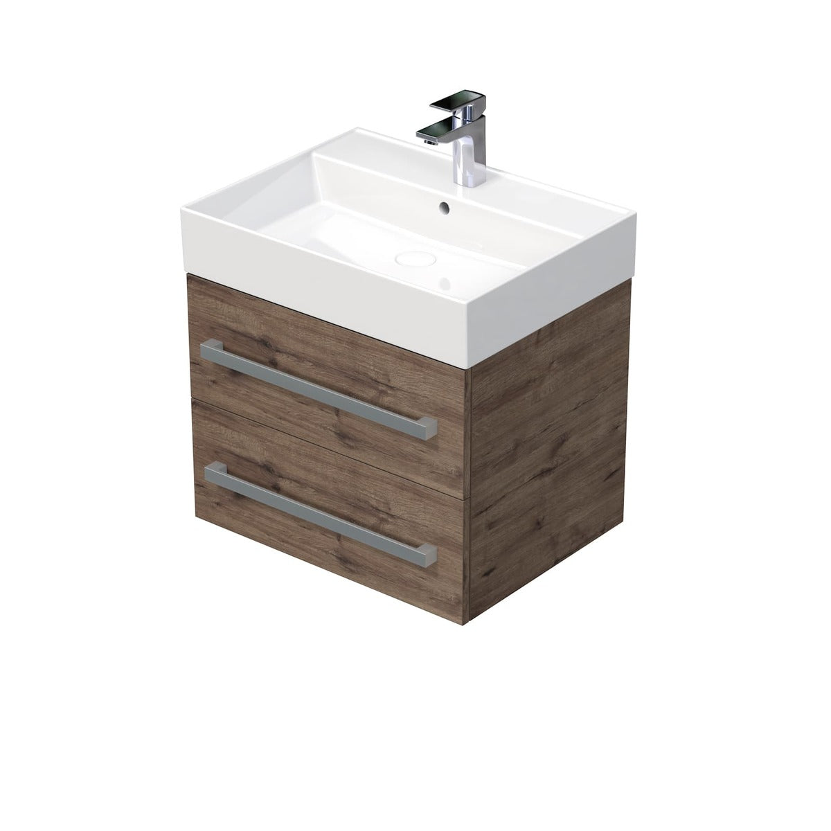 CUBE46602DWSAT Naturel Cube Way 60 x 46 cm umivalnik z omarico