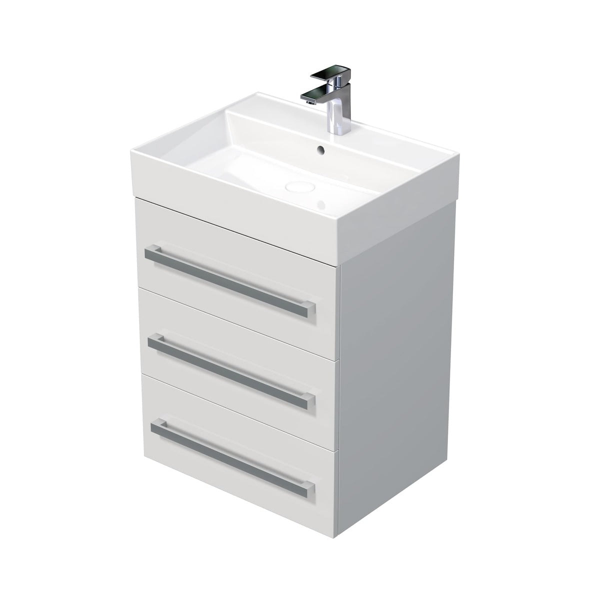 CUBE46603BISAT Naturel Cube Way 60 x 46 cm umivalnik z omarico
