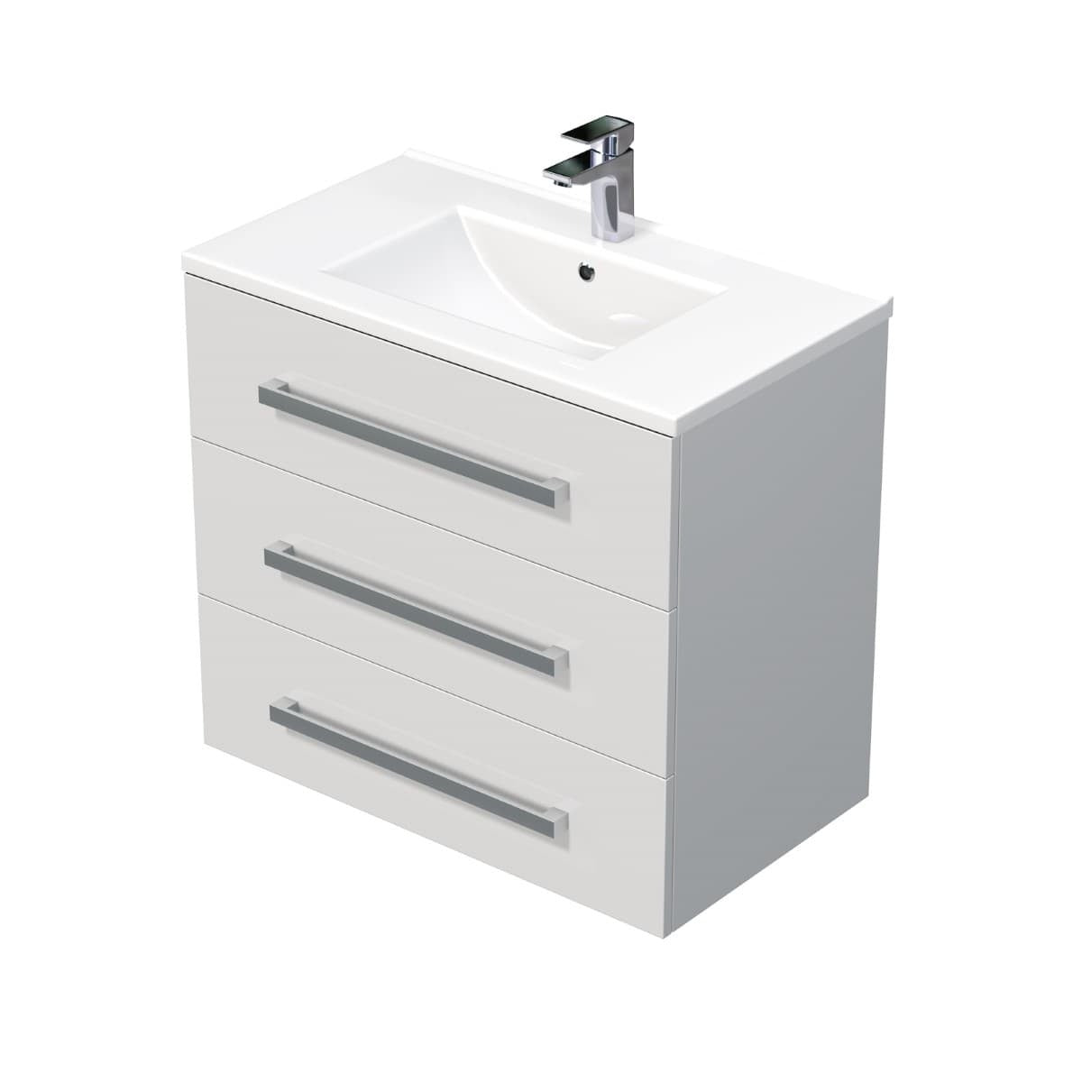 CUBE46803BIMOD Naturel Cube Way 80 x 46 cm umivalnik z omarico