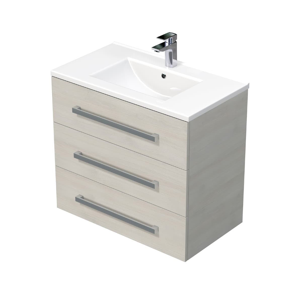 CUBE46803DCMOD Naturel Cube Way 80 x 46 cm umivalnik z omarico