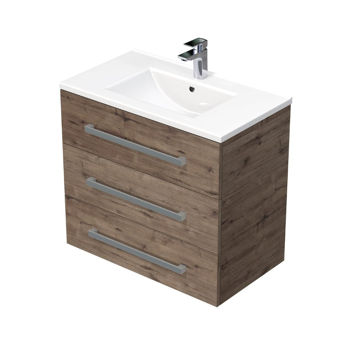 CUBE46803DWMOD Naturel Cube Way 80 x 46 cm umivalnik z omarico