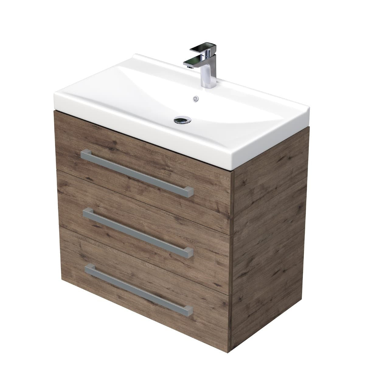 CUBE46803DWVER Naturel Cube Way 80 x 46 cm umivalnik z omarico