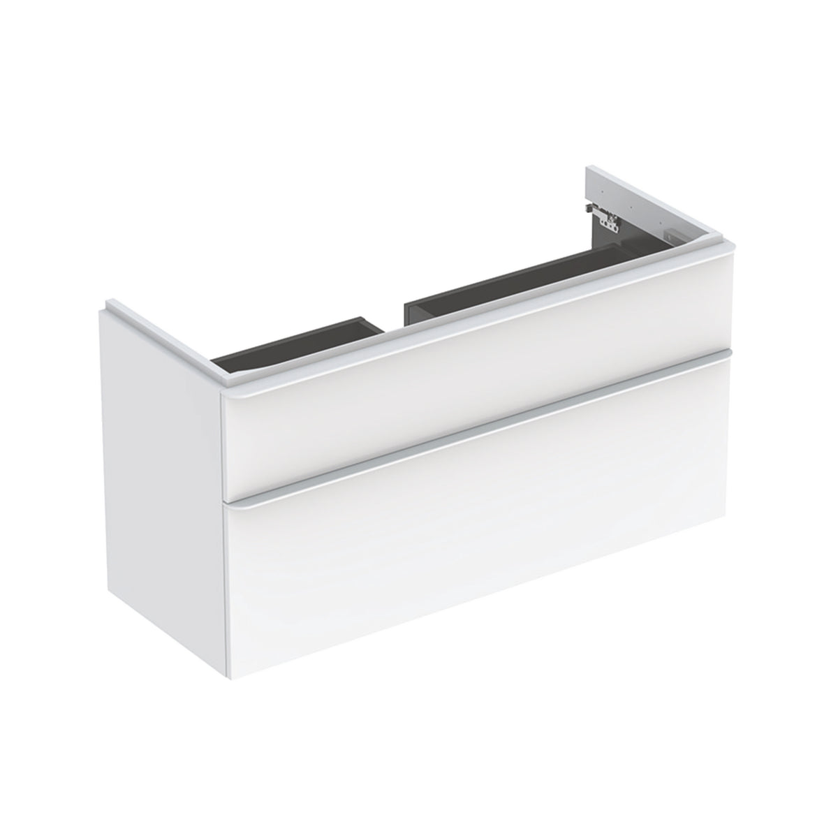 500.355.00.1 Geberit Smyle Square 118 x 47 cm omarica za umivalnik