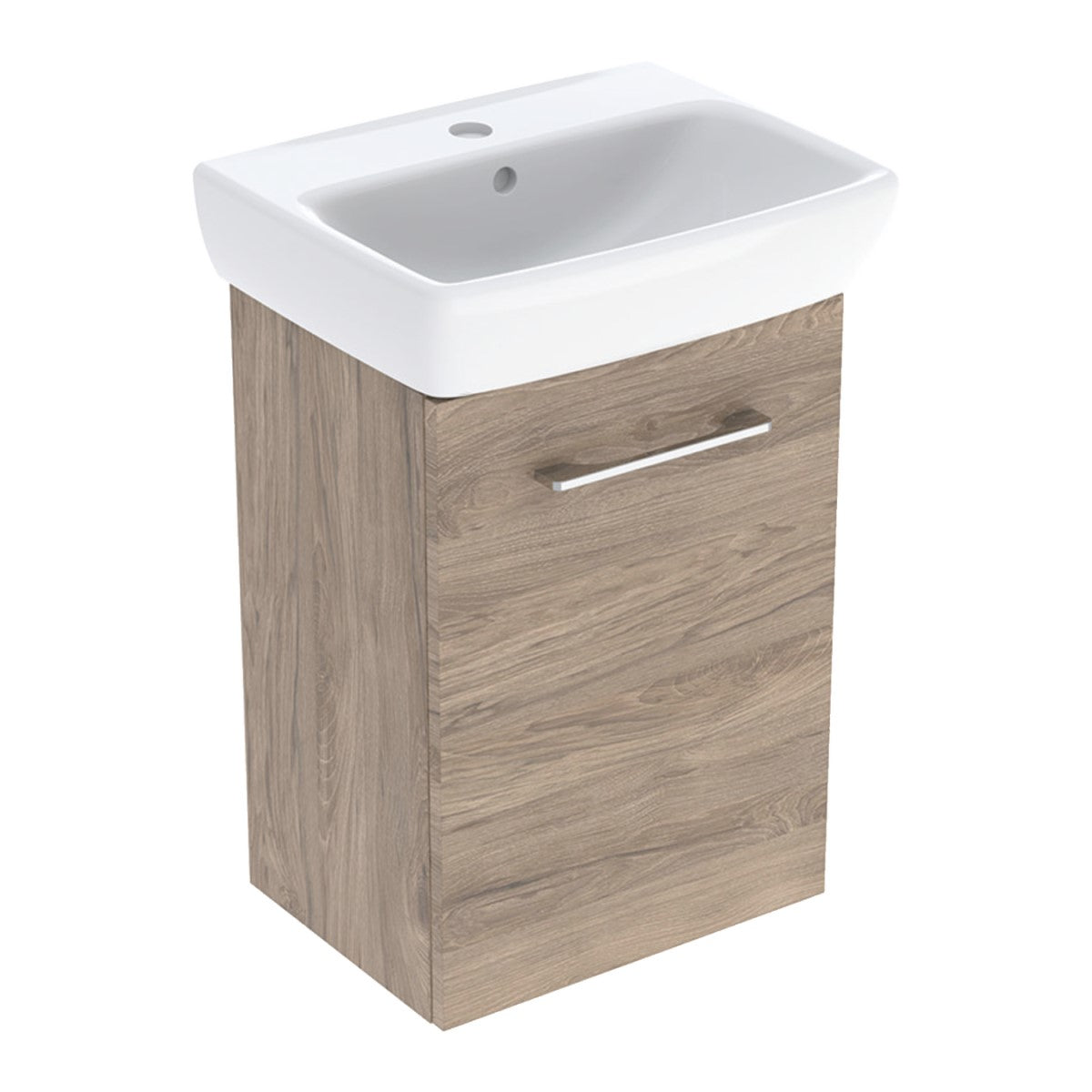 502.748.00.1 Geberit Selnova Square 45 x 32 cm umivalnik z omarico