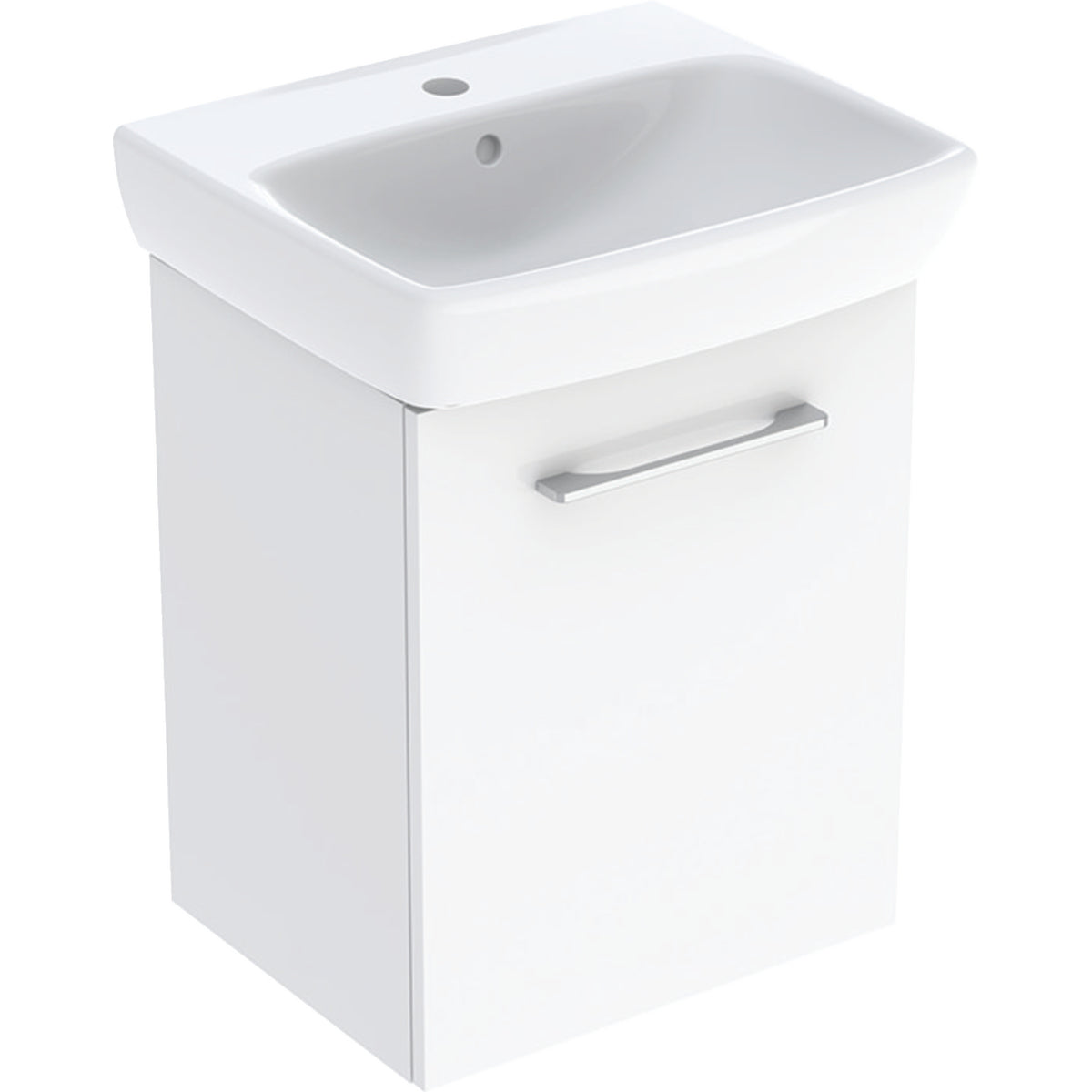 502.750.00.1 Geberit Selnova Square 50 x 38 cm umivalnik z omarico
