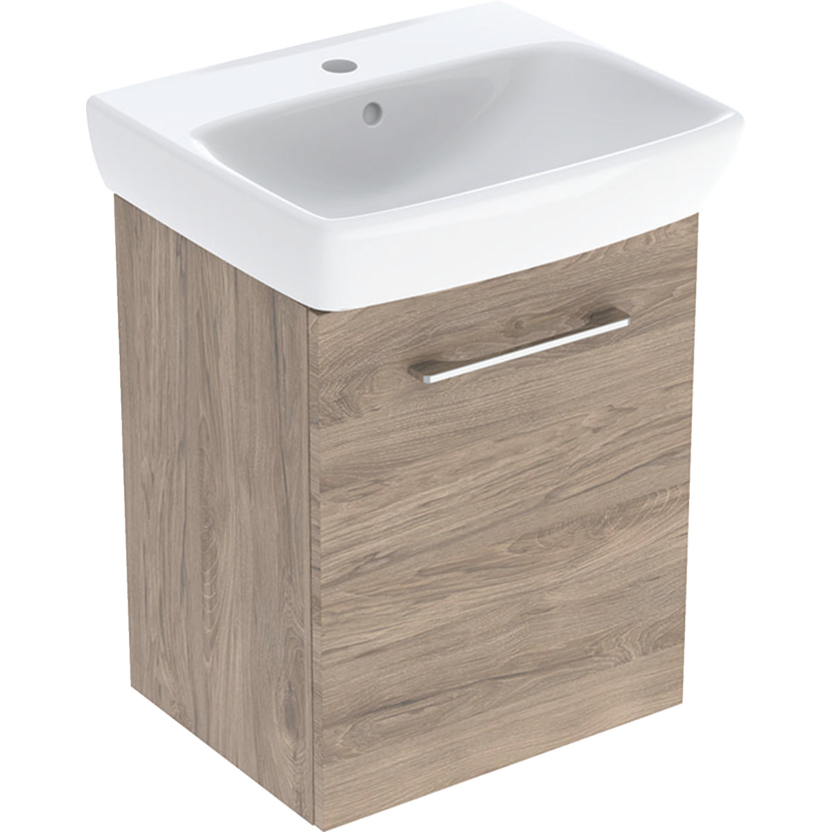 502.752.00.1 Geberit Selnova Square 50 x 38 cm umivalnik z omarico