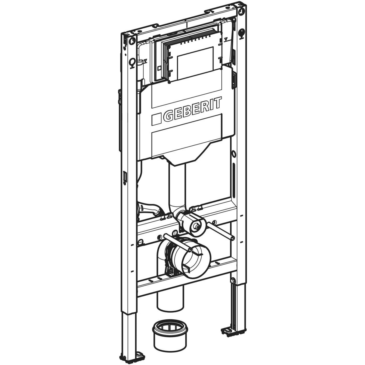 111.300.00.6 Geberit Duofix Sigma podometni splakovalnik za WC školjko (111.300.00.5)