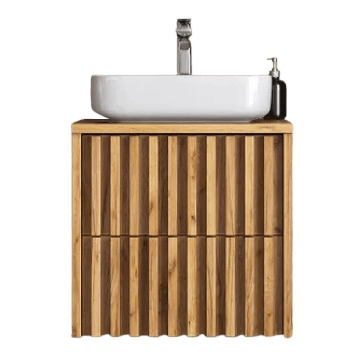 DELANO60ZDDE Naturel Delano 60 x 46 cm omarica za umivalnik