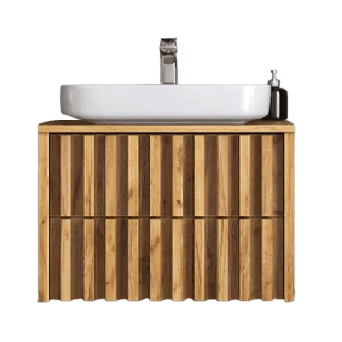 DELANO80ZDDE Naturel Delano 80 x 46 cm omarica za umivalnik