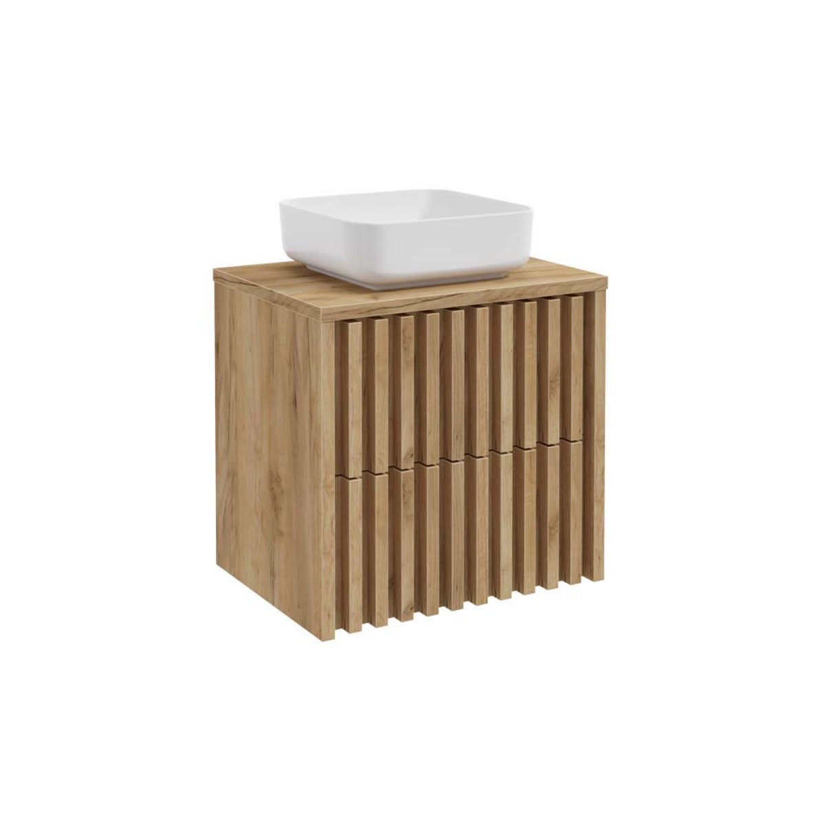 DELANO60ZDDE Naturel Delano 60 x 46 cm omarica za umivalnik