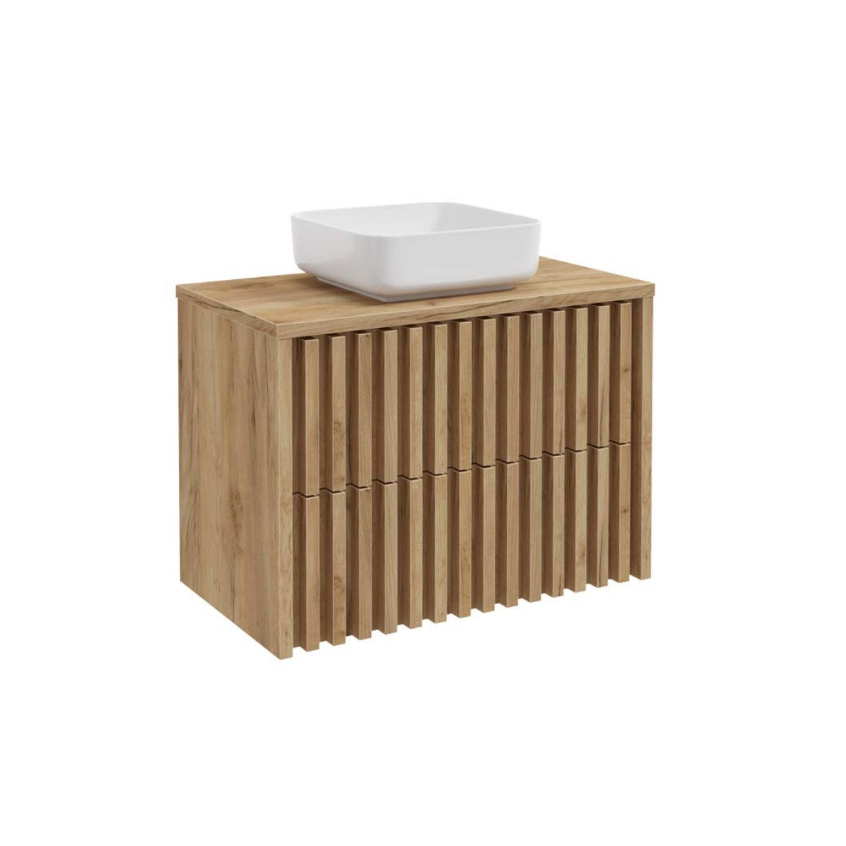 DELANO80ZDDE Naturel Delano 80 x 46 cm omarica za umivalnik