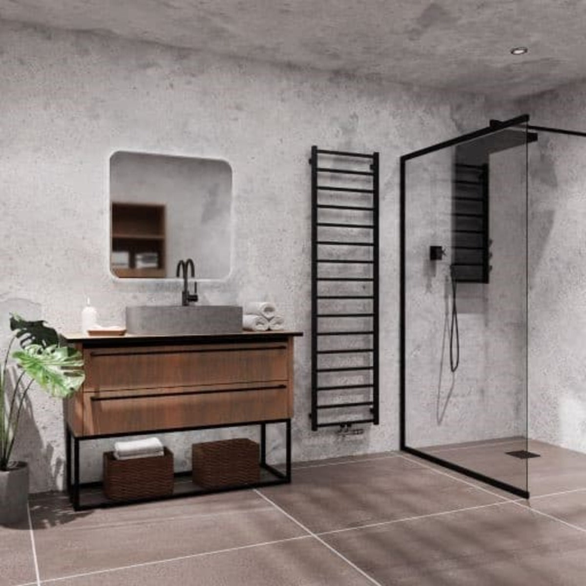 DFRE15000400CSMS ISAN Fresh 150 cm x 40 cm kopalniški radiator univerzalni