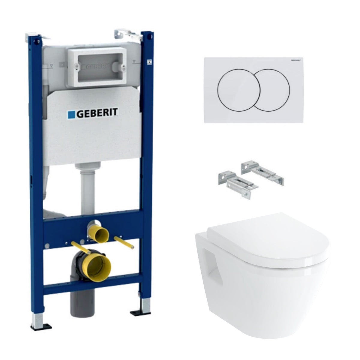 SIKOGES5V0 VitrA Integra WC školjka s kompletom Geberit Duofix 111.154.11.2 Delta01