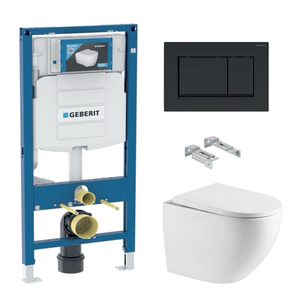 SIKOGESTOR67S30BM SAT WC školjka s kompletom Geberit Duofix 111.300.00.5 Sigma30