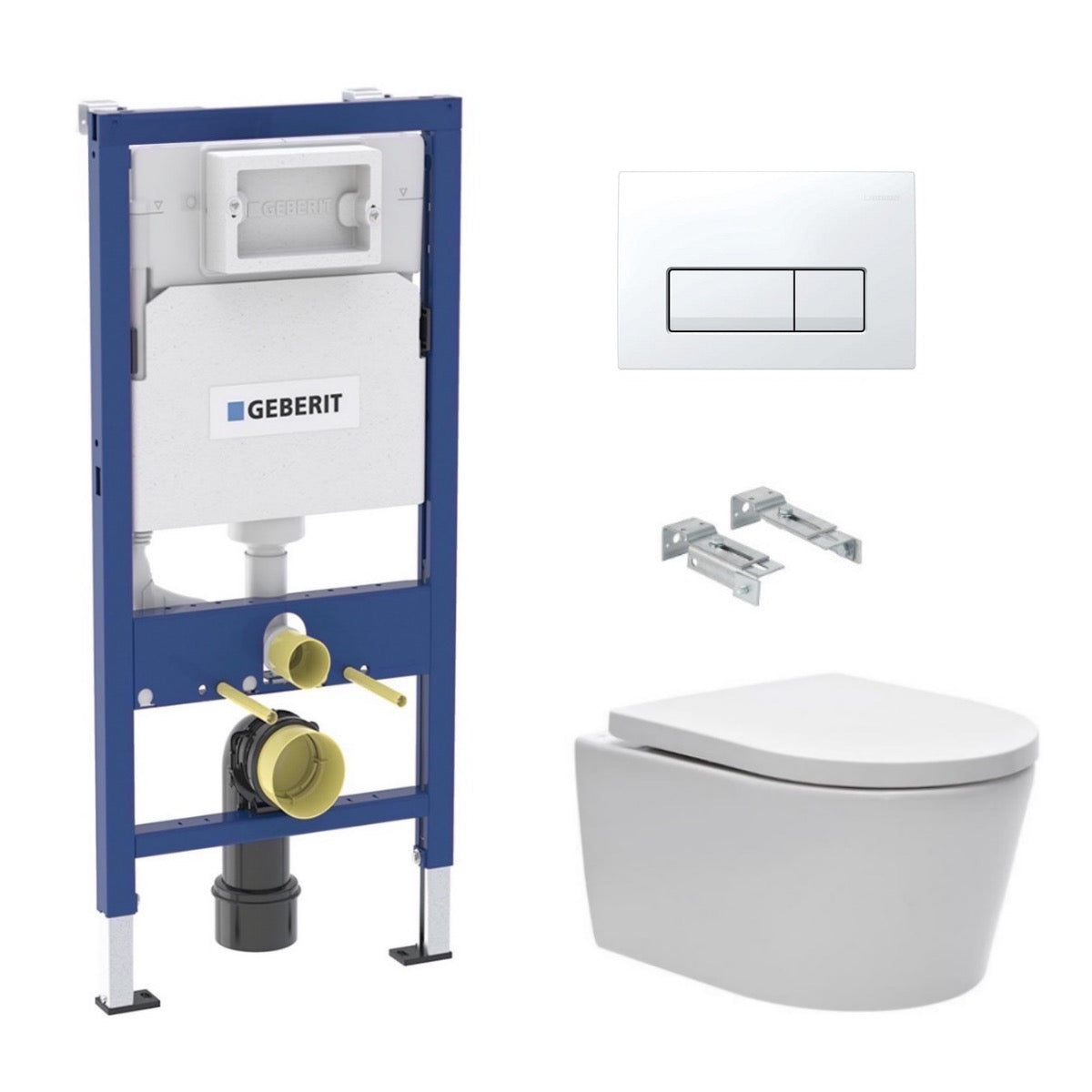 SIKOGES6W1D50 SAT Brevis wc školjka s kompletom Geberit Duofix 458.103.00.1 Delta50