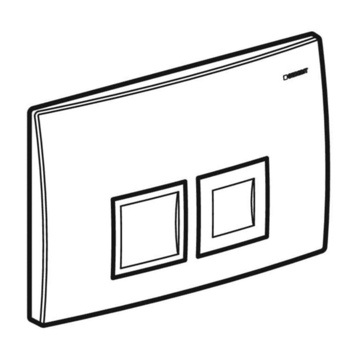 115.135.46.5 Geberit Delta35 aktivirna tipka