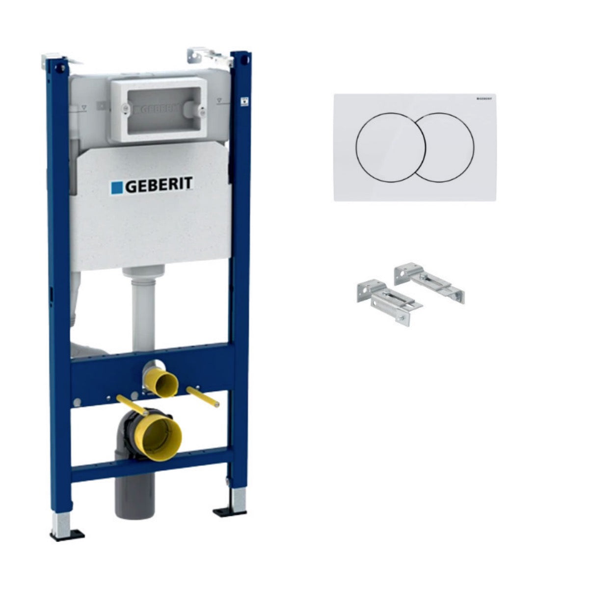 111.154.11.2 Geberit Duofix Delta komplet s tipko in stenskimi sidri