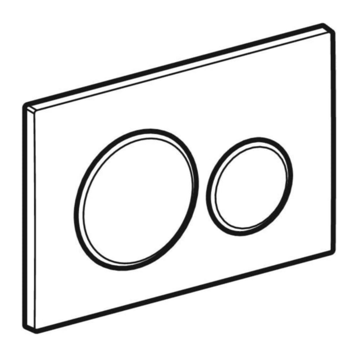 115.882.KJ.1 Geberit Sigma20 aktivirna tipka