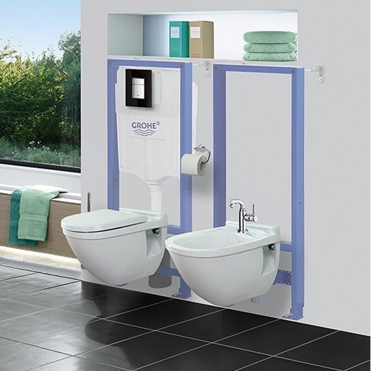 38553001 Grohe Rapid SL suhomontažni element za bide