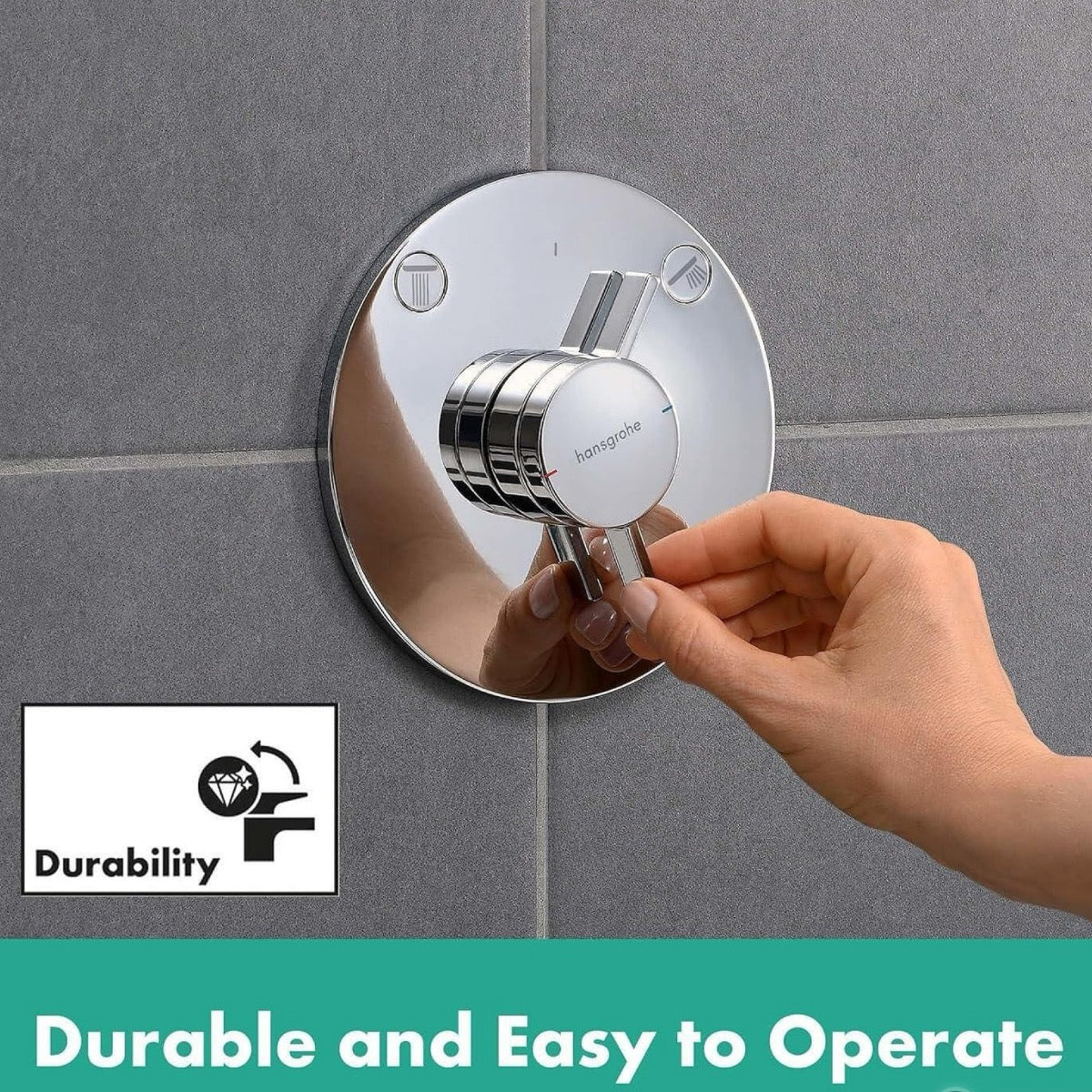 75418700 Hansgrohe DuoTurn S pokrivna plošča