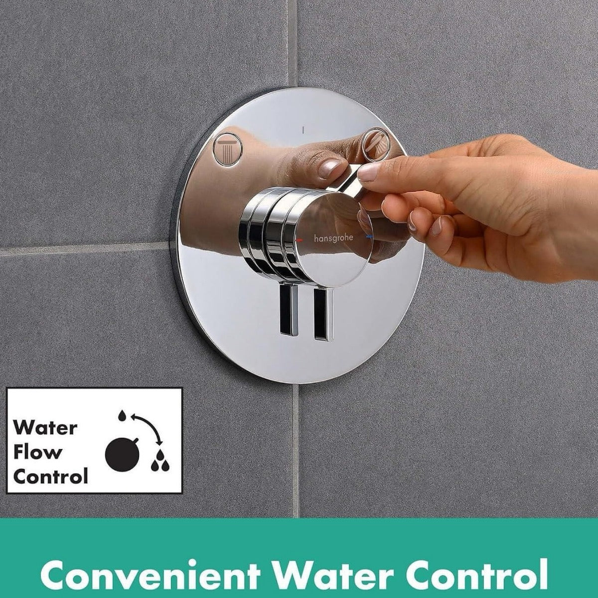 75418000 Hansgrohe DuoTurn S termostatska pokrivna plošča