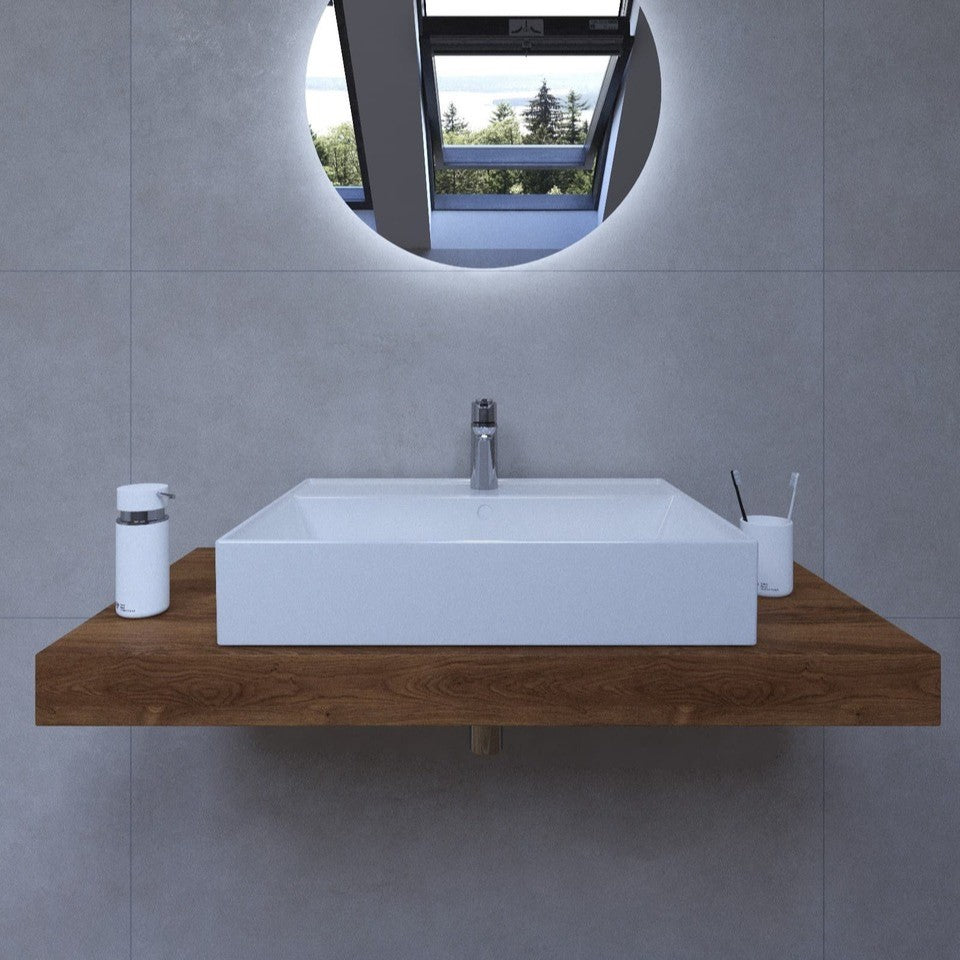 KSETDO14 Grohe 100 x 50 cm kopalniški sestav s pultom za umivalnik