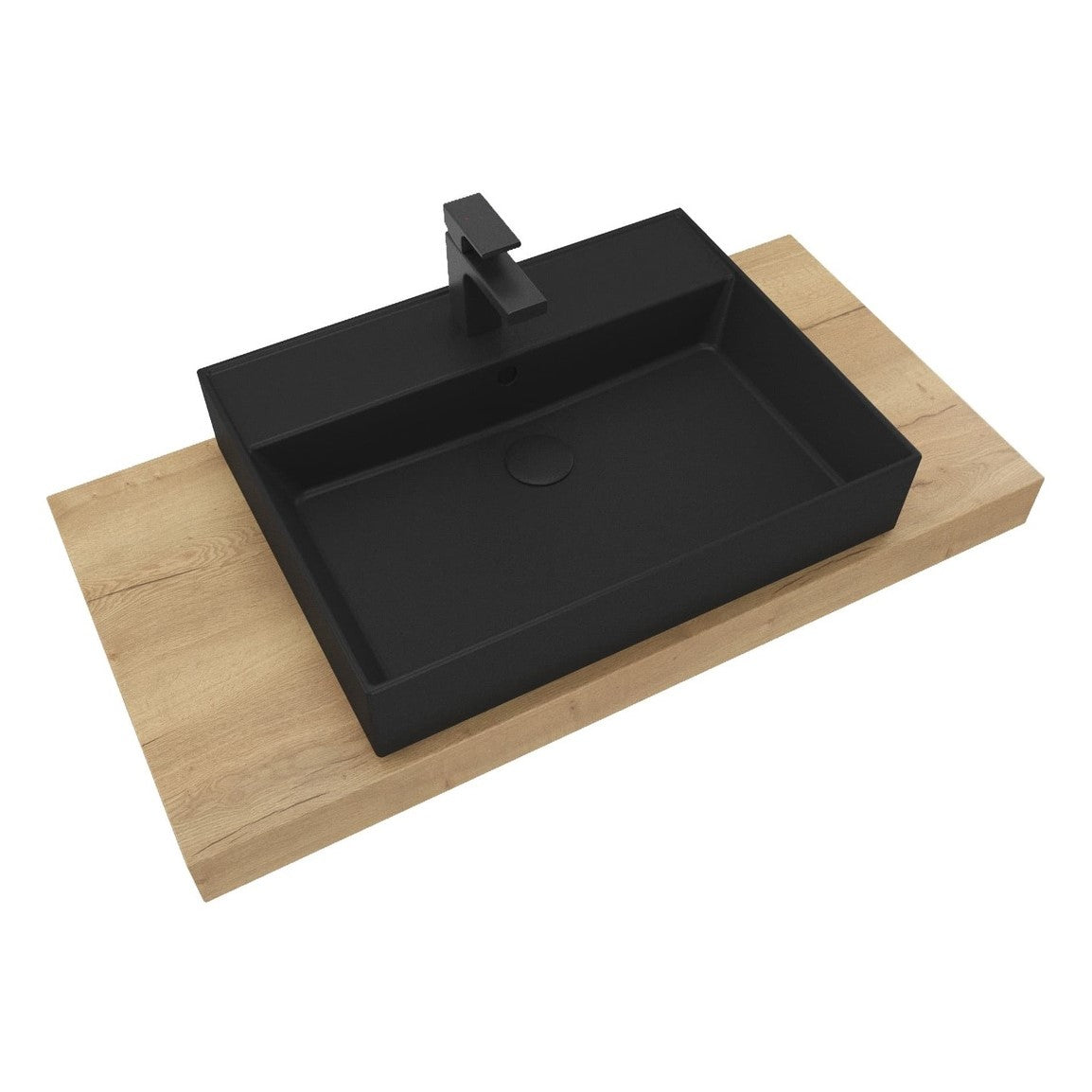 KSETDO16 Hansgrohe 100 x 50 cm kopalniški sestav s pultom za umivalnik