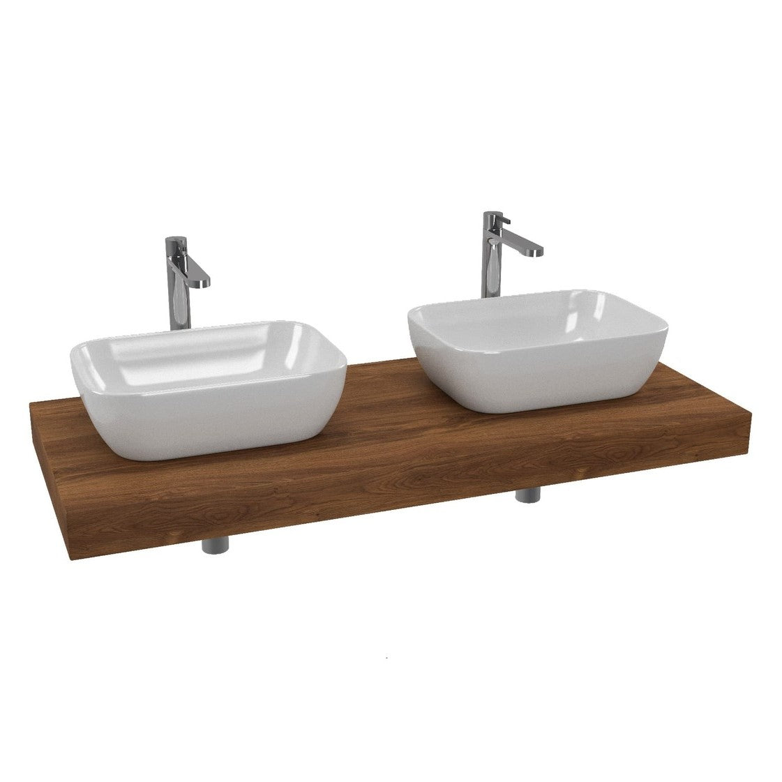 KSETDO19 SAT 120 x 50 cm kopalniški sestav s pultom za umivalnik