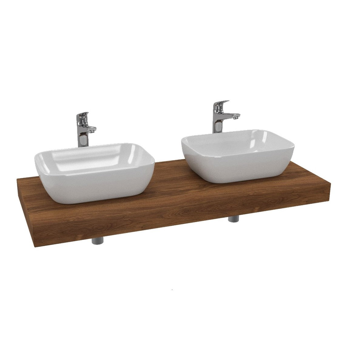 KSETDO20 Hansgrohe 120 x 50 cm kopalniški sestav s pultom za umivalnik