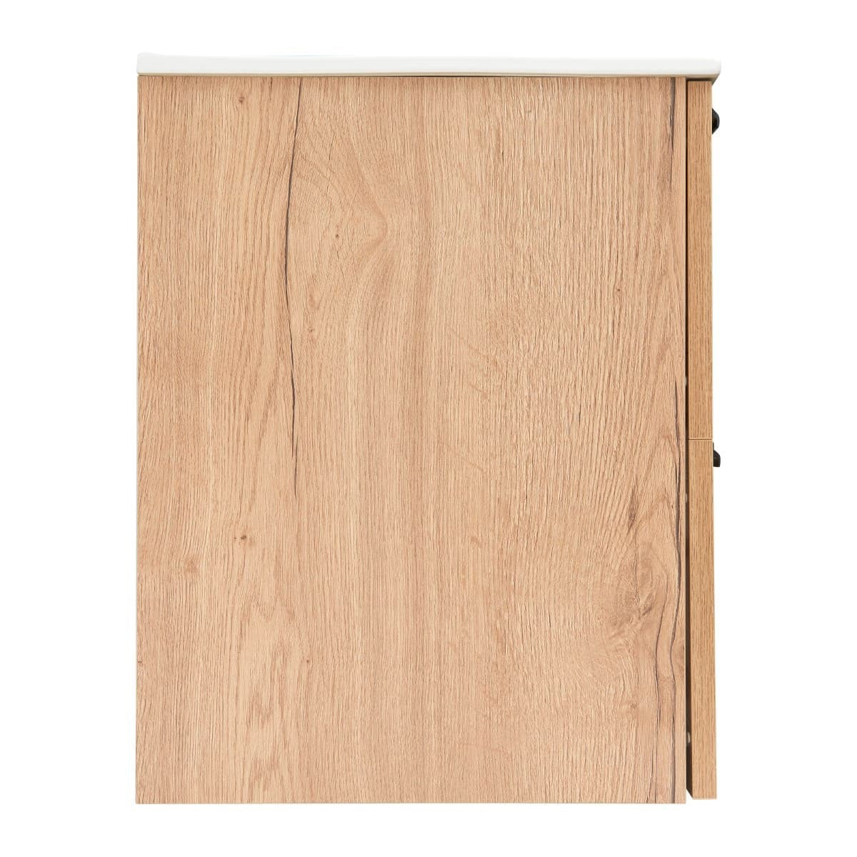 NOBIA120ZDS Naturel Nobia 120 x 46 cm dvojni umivalnik z omarico