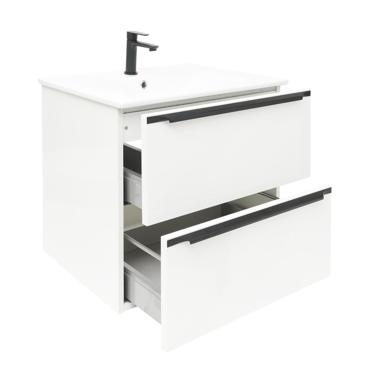 NOBIA60ZBL Naturel Nobia 60 x 46 cm umivalnik z omarico