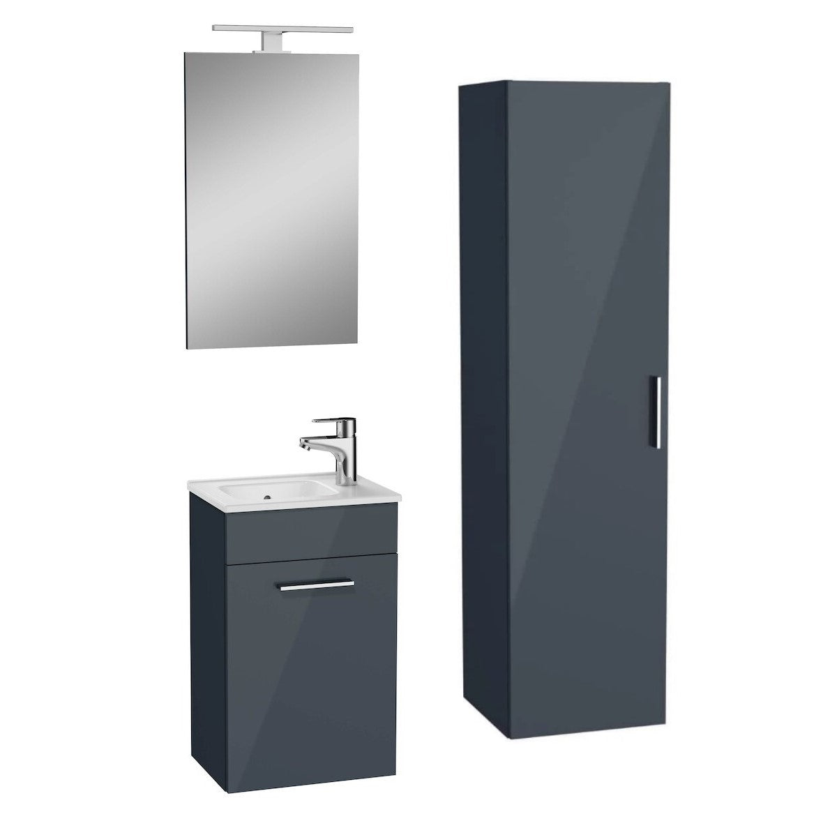 MIASET40ASET Vitra Mia 39 x 61 x 28 cm kopalniški sestav s stransko omarico