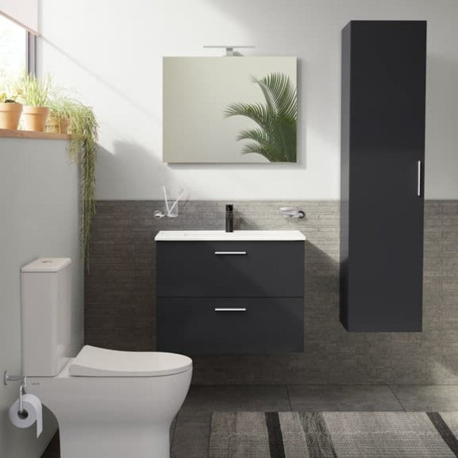 MIASET80ASET Vitra Mia 79 x 61 x 39,5 cm kopalniški sestav s stransko omarico