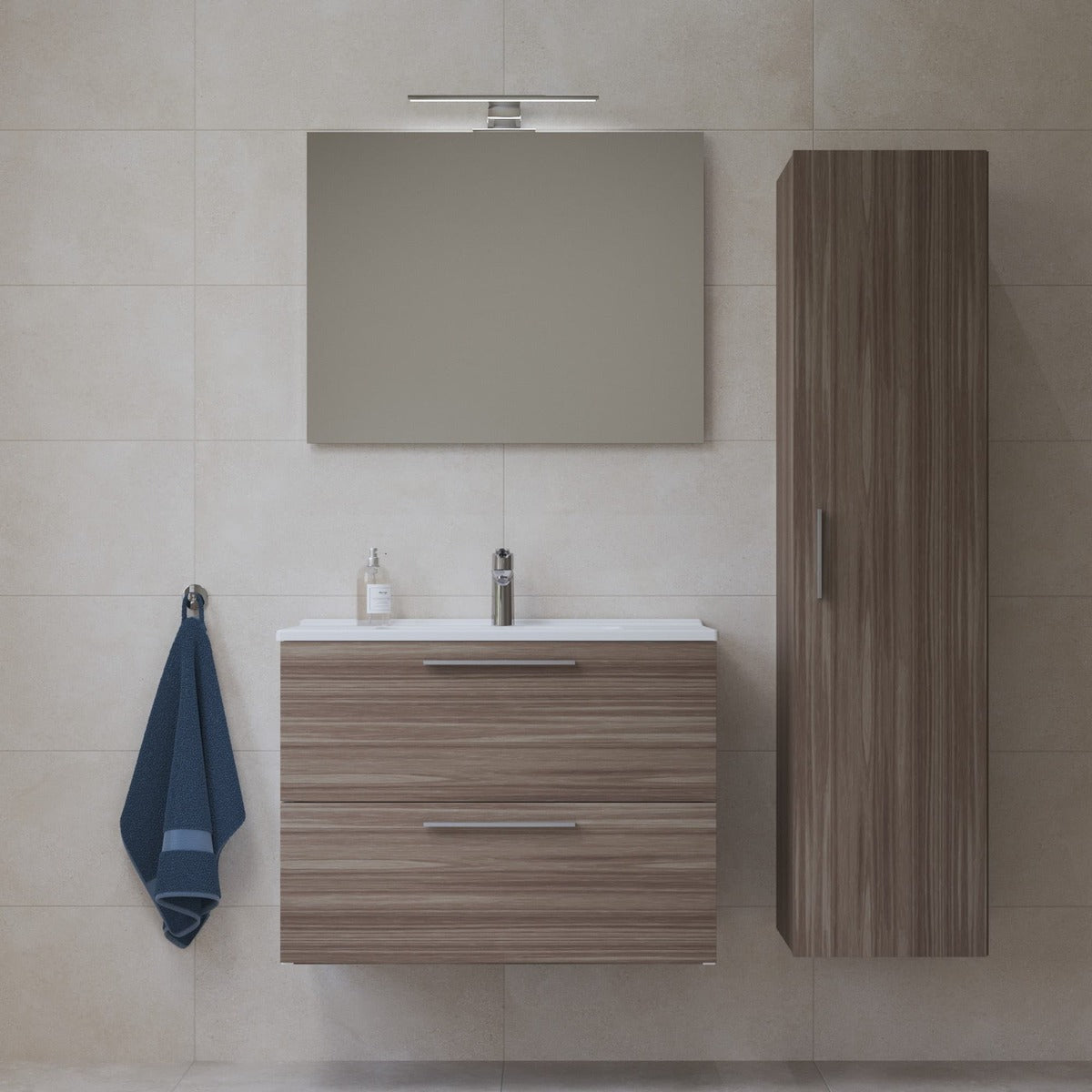 MIASET80CSET Vitra Mia 79 x 61 x 39,5 cm kopalniški sestav s stransko omarico