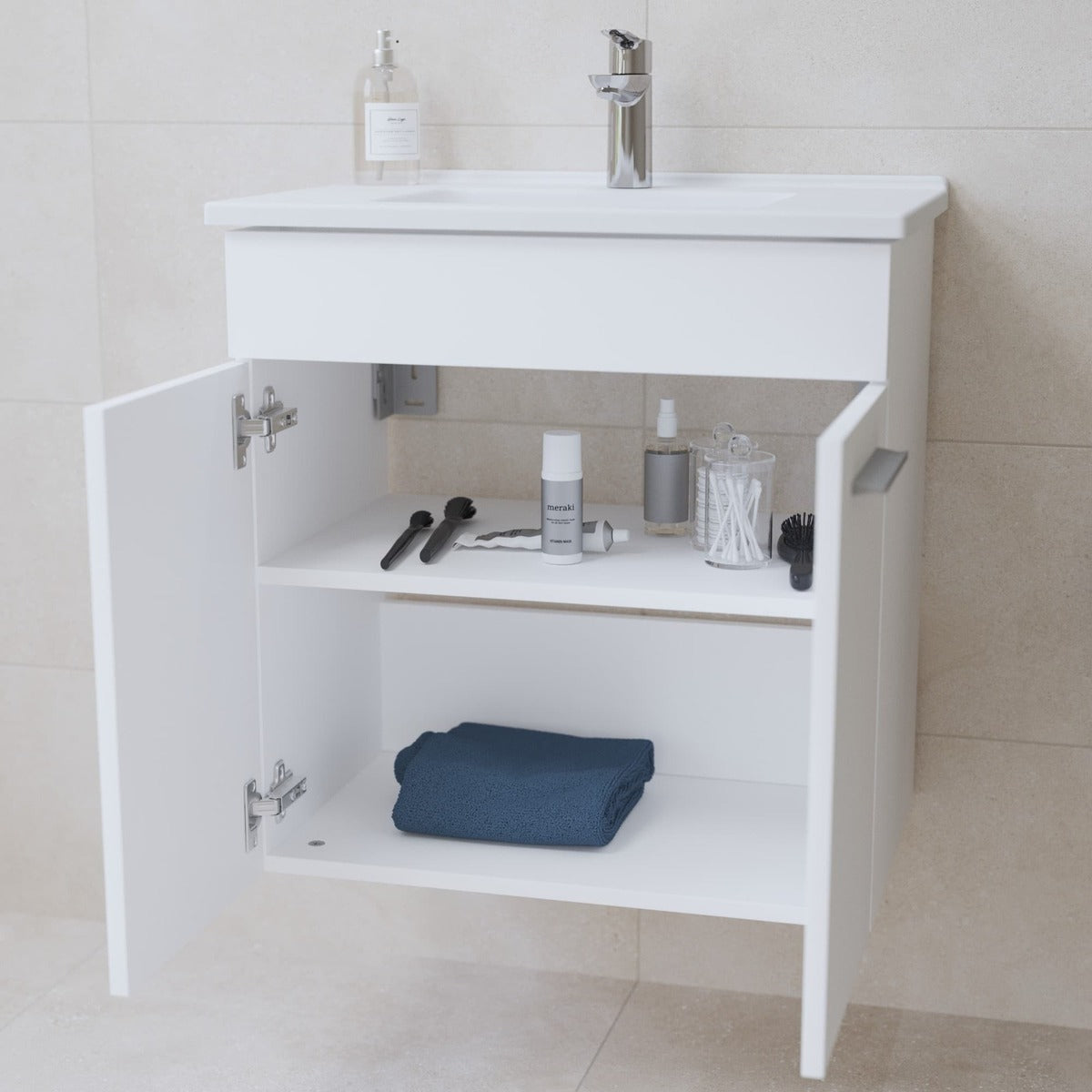 MIASETFP60BSET Vitra Mia 59 x 61 x 39,5 cm kopalniški sestav s stransko omarico