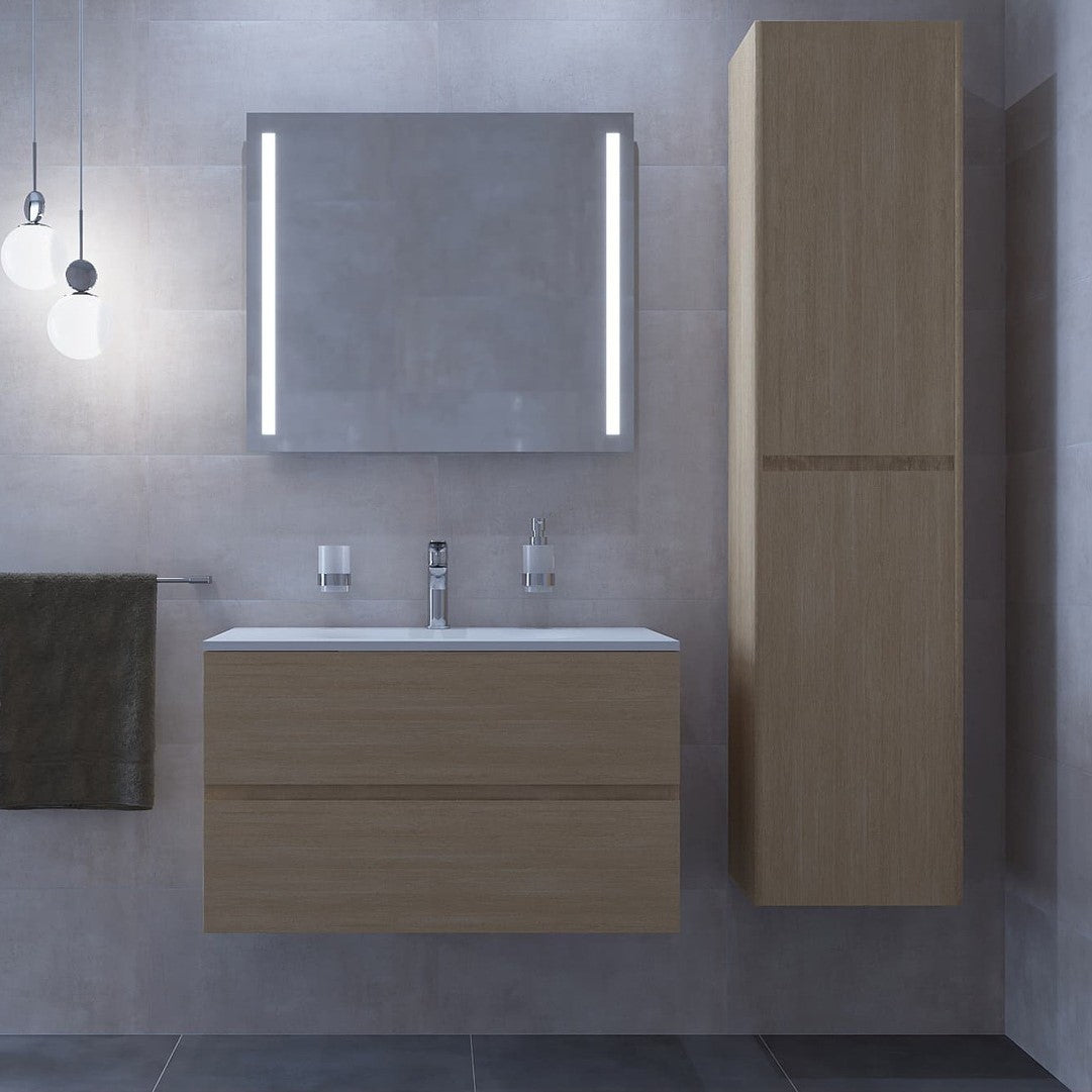 VERONA86BMSD Naturel Verona 86 x 52 cm umivalnik z omarico