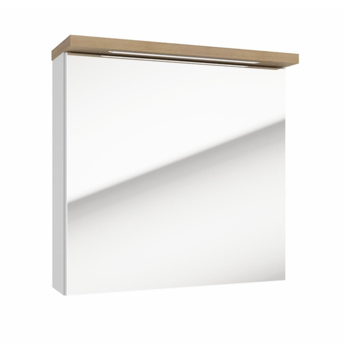 STILLAE06017 Naturel Stilla 60 x 60 cm omarica z ogledalom in LED osvetlitvijo