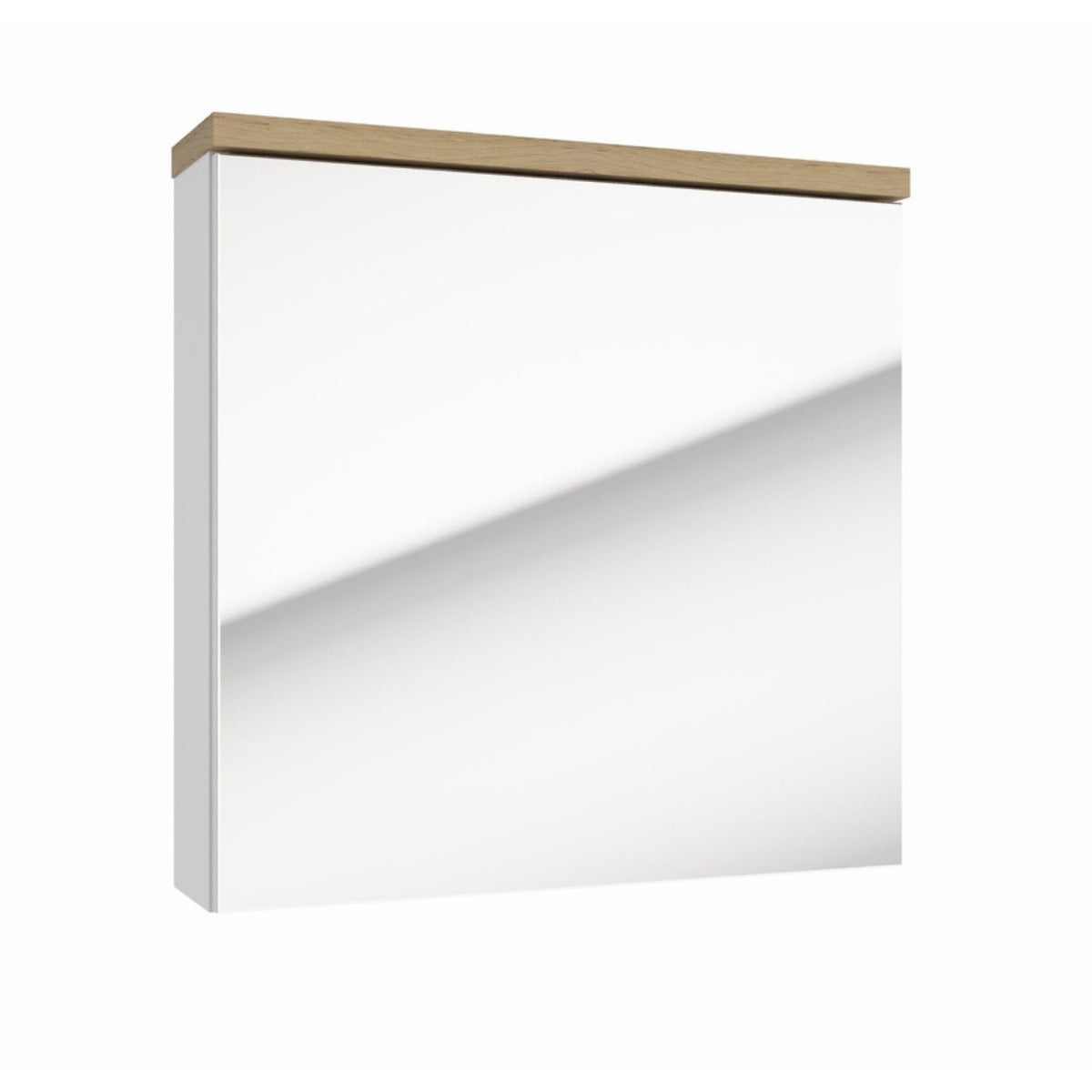 STILLAE06016 Naturel Stilla 60 x 60 cm omarica z ogledalom