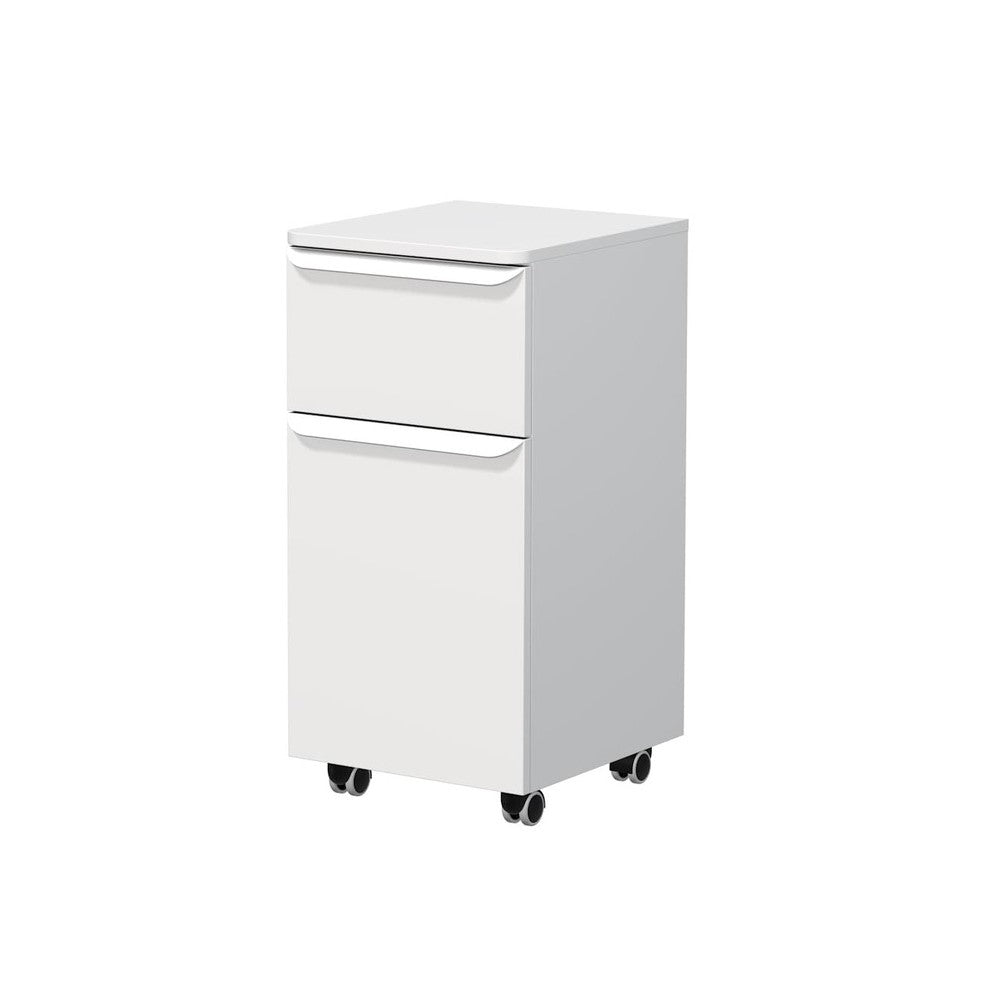 PAVIA3N40BI Naturel Pavia 75,8 x 43 x 40 cm kopalniška omarica na kolesih