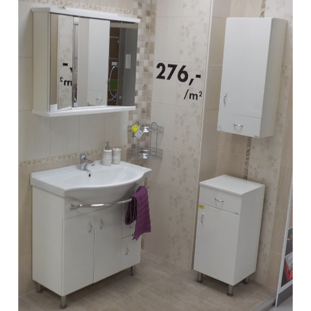 PRON35LP Naturel Keramia Pro 35 x 33 cm prostostoječa kopalniška omarica