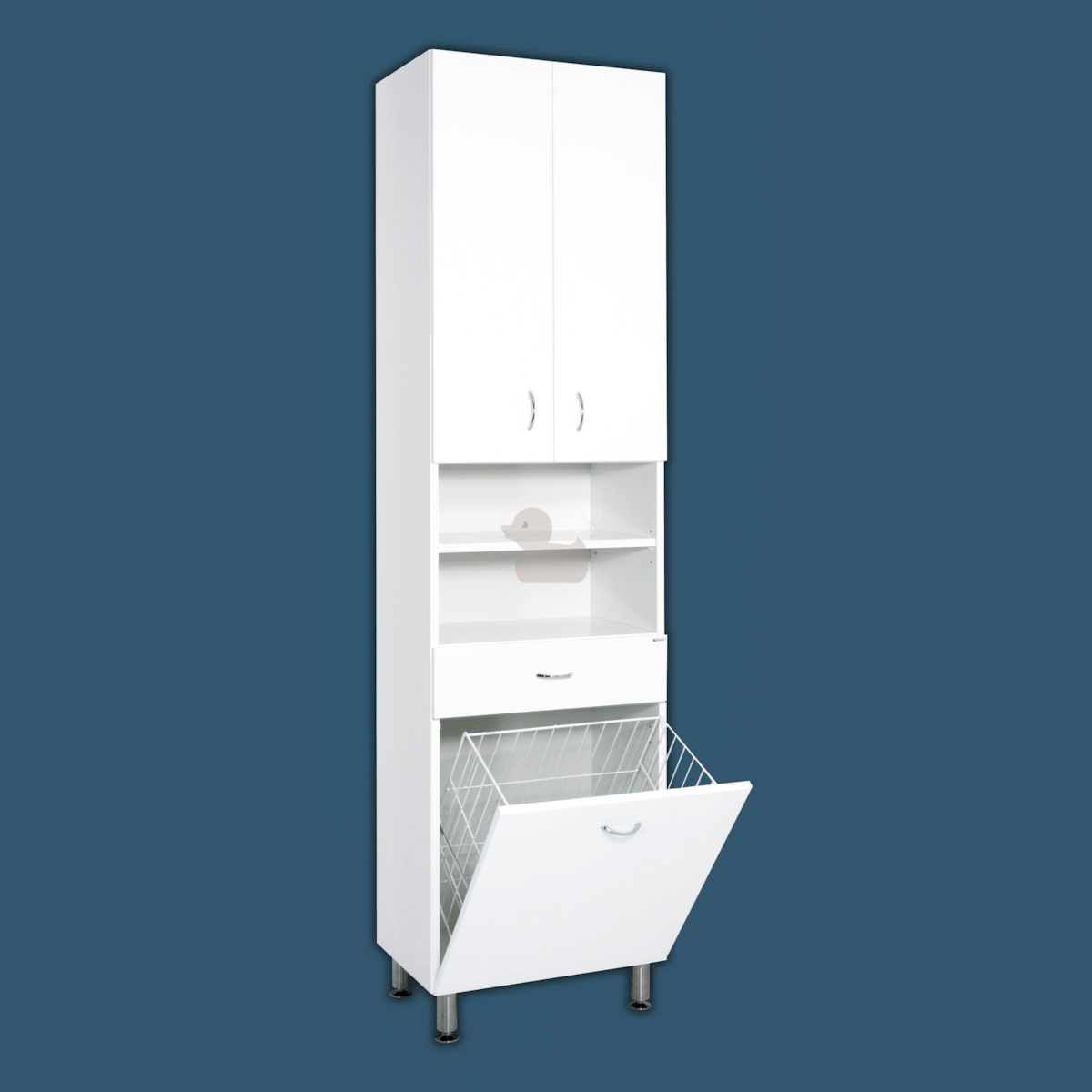 PROV50K Naturel Keramia Pro 190 x 50 x 33 cm prostostoječa visoka kopalniška omarica